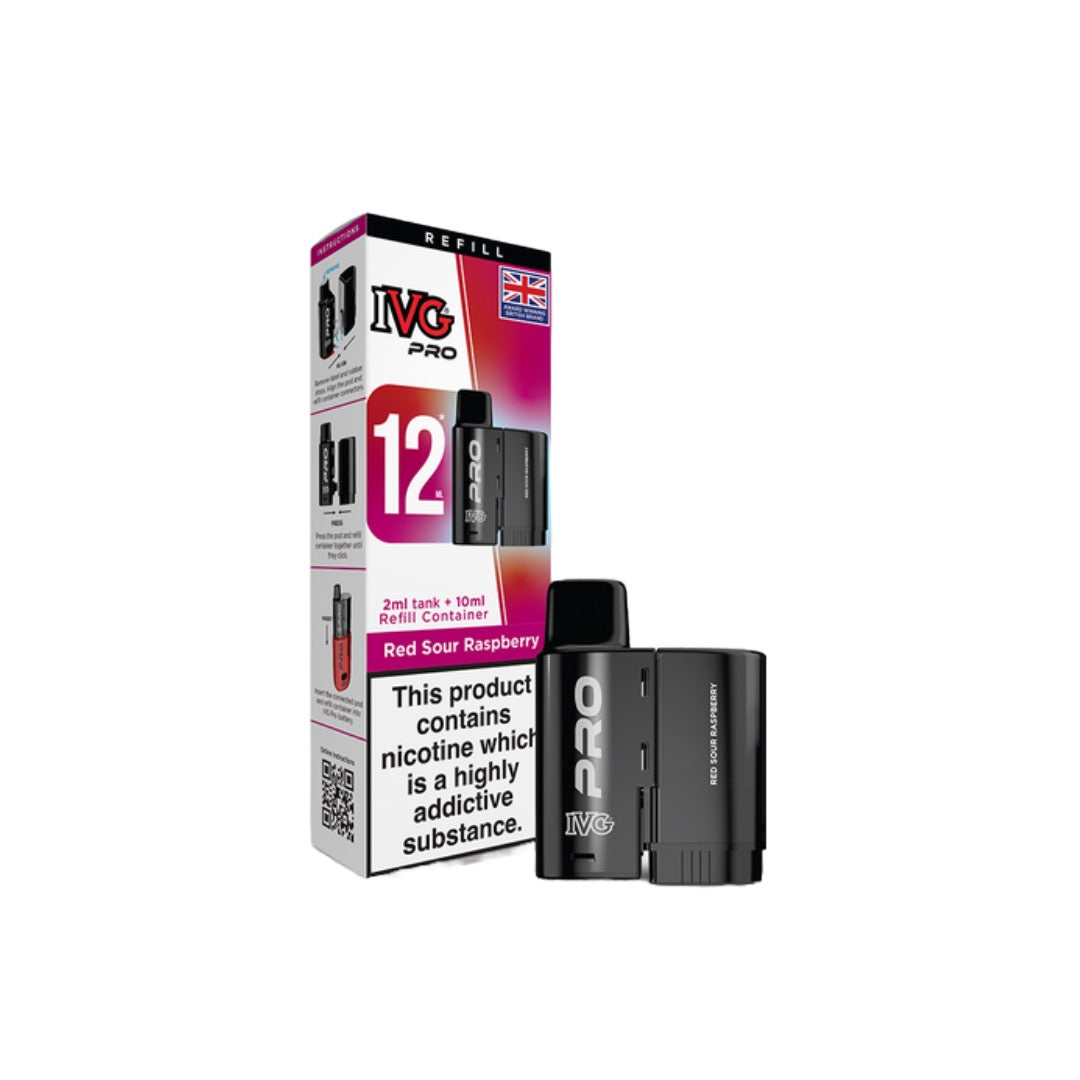20mg I VG Pro 12 Refill Pod Pack 10000 Puffs - Flavour: Blueberry Mint