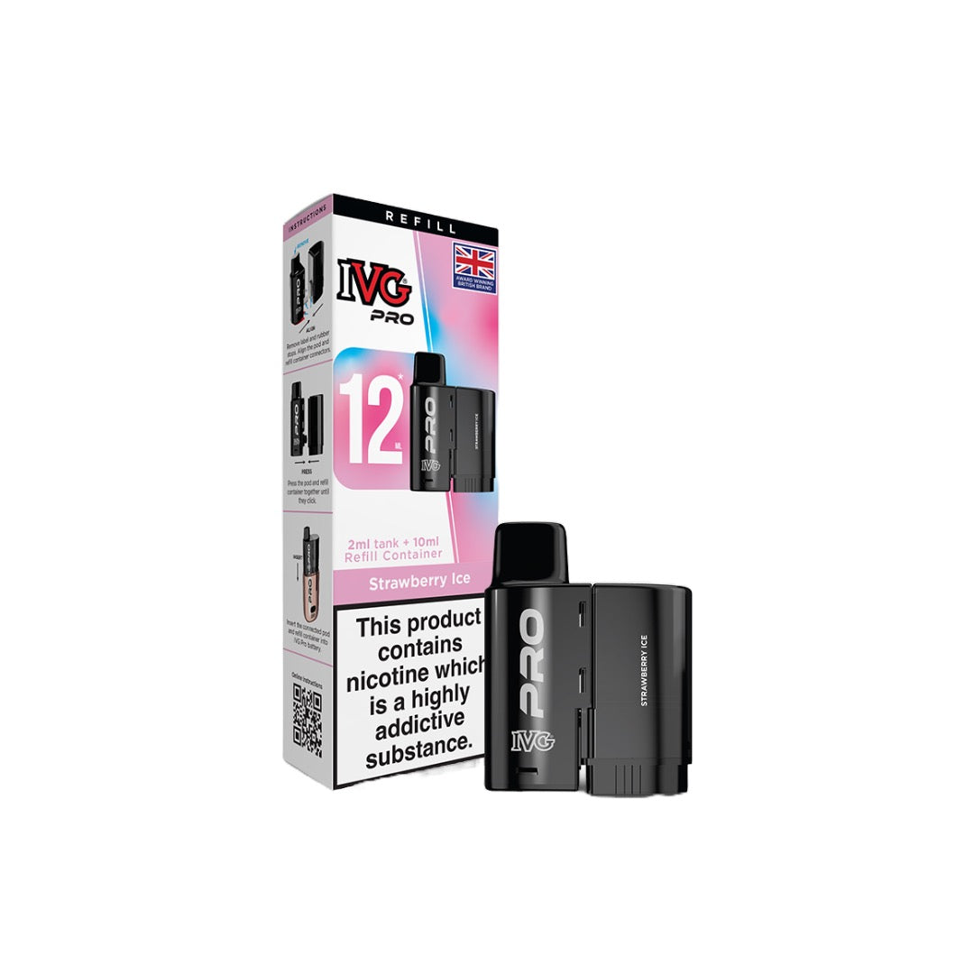 20mg I VG Pro 12 Refill Pod Pack 10000 Puffs - Flavour: Blueberry Mint