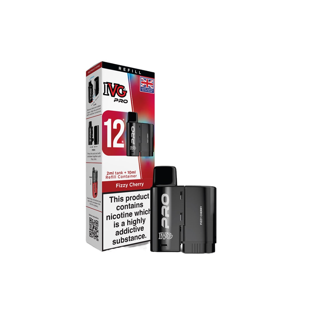 20mg I VG Pro 12 Refill Pod Pack 10000 Puffs - Flavour: Blueberry Mint
