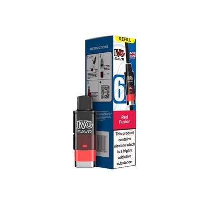 20mg IVG SAVR Refill Pod Pack 3000 Puffs - Flavour: Cola Ice