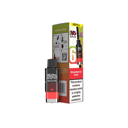 20mg I VG SAVR Refill Pod Pack 3000 Puffs - Flavour: Cola Ice