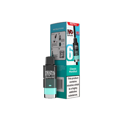 20mg I VG SAVR Refill Pod Pack 3000 Puffs - Flavour: Pineapple Ice