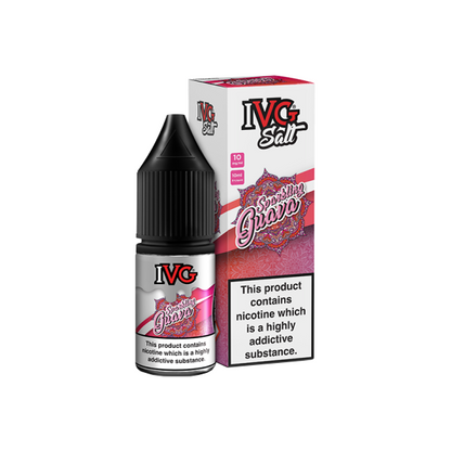 20mg IVG Salts 10ml Nic Salts (50VG/50PG) - Flavour: Sparkling Guava
