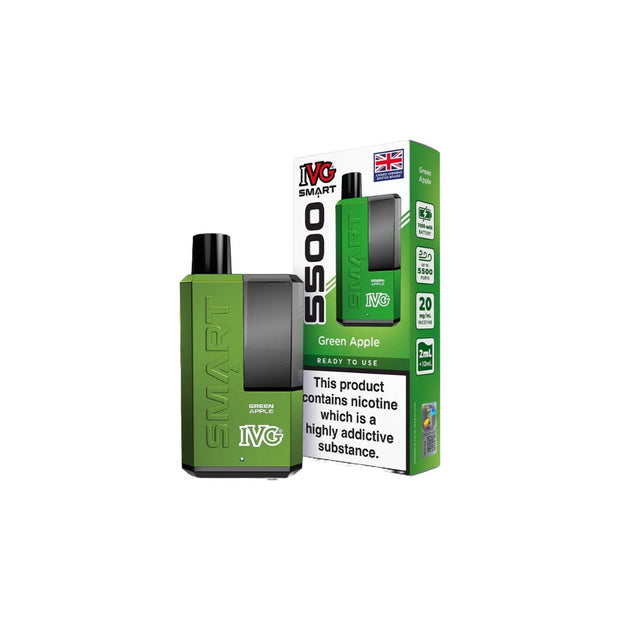20mg I VG Smart 5500 Disposable Rechargeable Vape Kit 5500 Puffs - Flavour: Frozen Cherry