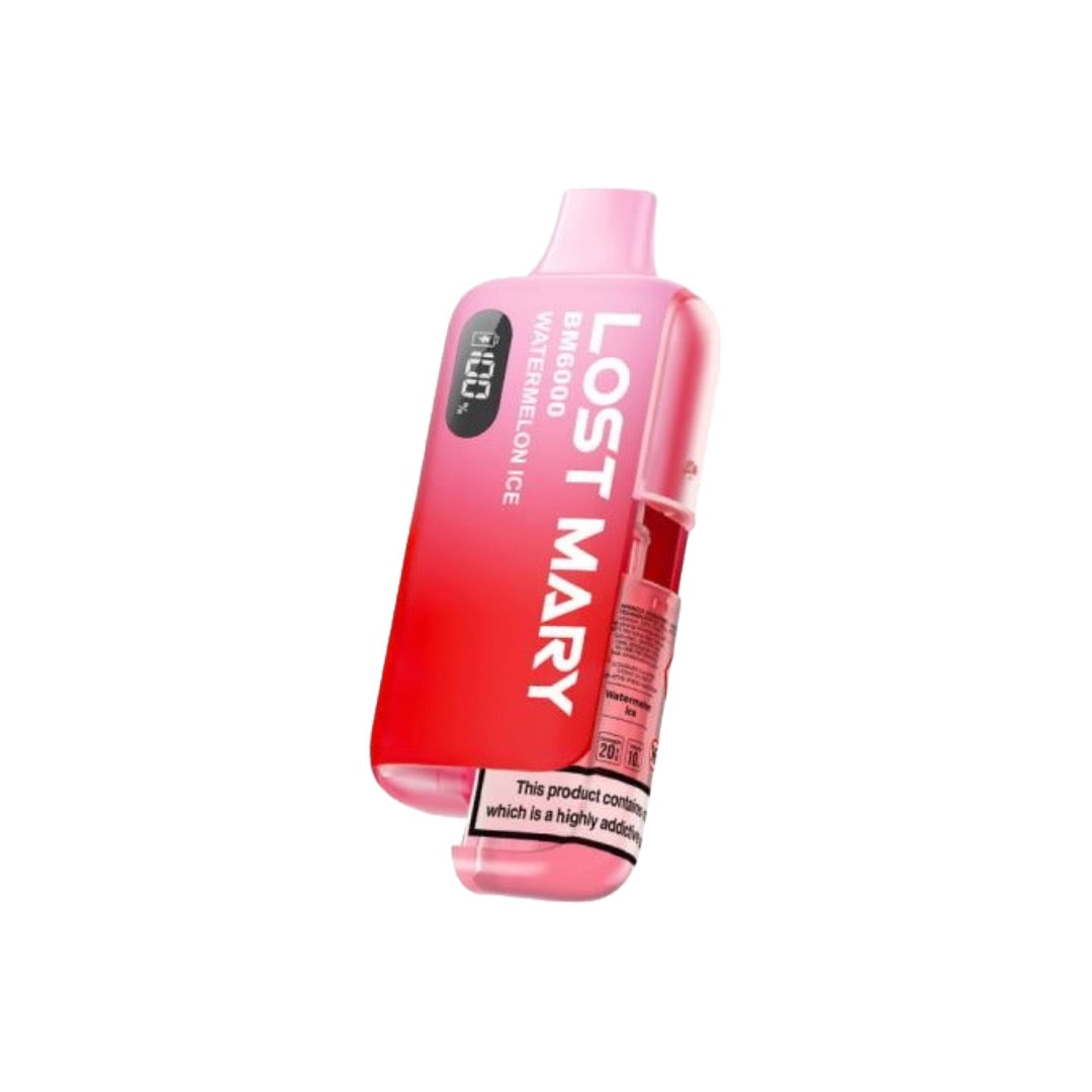 20mg LOST MARY BM6000 Refillable Pod Kit - 6000 Puffs - Stoptober Special Offer - Flavour: Hawai Sunrise