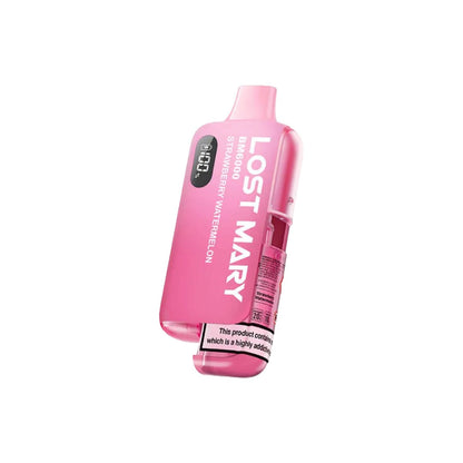 20mg LOST MARY BM6000 Refillable Pod Kit - 6000 Puffs - Stoptober Special Offer - Flavour: Raspberry Peach