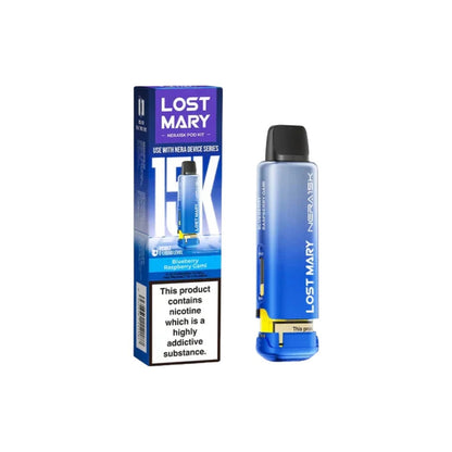 20mg Lost Mary Nera 15k Prefilled Pod 15000 Puffs - Flavour: Banana Ice