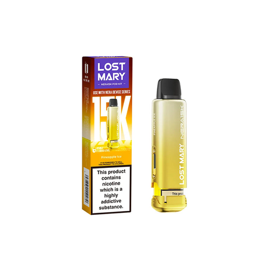 20mg Lost Mary Nera 15k Prefilled Pod 15000 Puffs - Flavour: Pink Lemonade