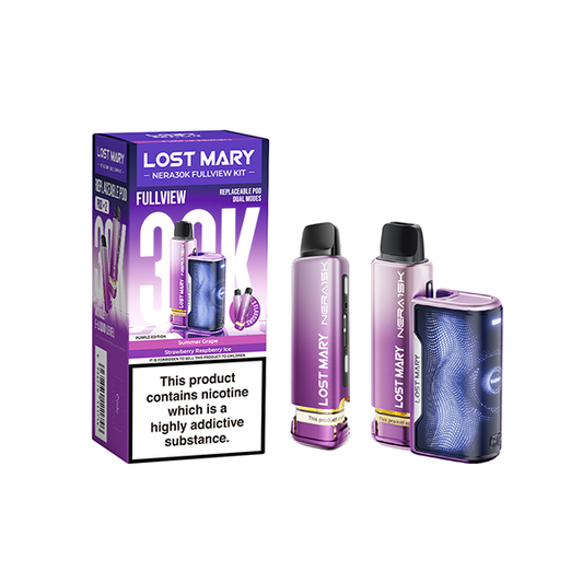 20mg LOST MARY Nera 30K Multi Edition Prefilled Pod Vape Kit - 30000 Puffs - Flavour: Blueberry Edition