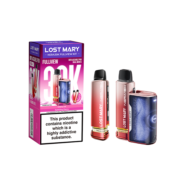 20mg LOST MARY Nera 30K Multi Edition Prefilled Pod Vape Kit - 30000 Puffs - Flavour: Blue Edition