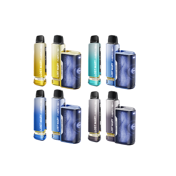 20mg LOST MARY Nera 30K Multi Edition Prefilled Pod Vape Kit - 30000 Puffs - Flavour: Green Edition