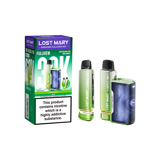 20mg LOST MARY Nera 30K Multi Edition Prefilled Pod Vape Kit - 30000 Puffs - Flavour: Blue Edition
