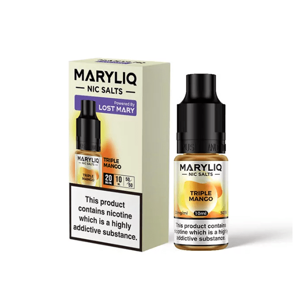20mg MARYLIQ Nic Salt By Lost Mary 10ml (50VG/50PG) - Stoptober Special Offer! - Flavour: Cherry Lemon Mint