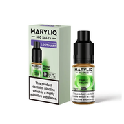 20mg MARYLIQ Nic Salt By Lost Mary 10ml (50VG/50PG) - Flavour: Peach Strawberry Watermelon Ice