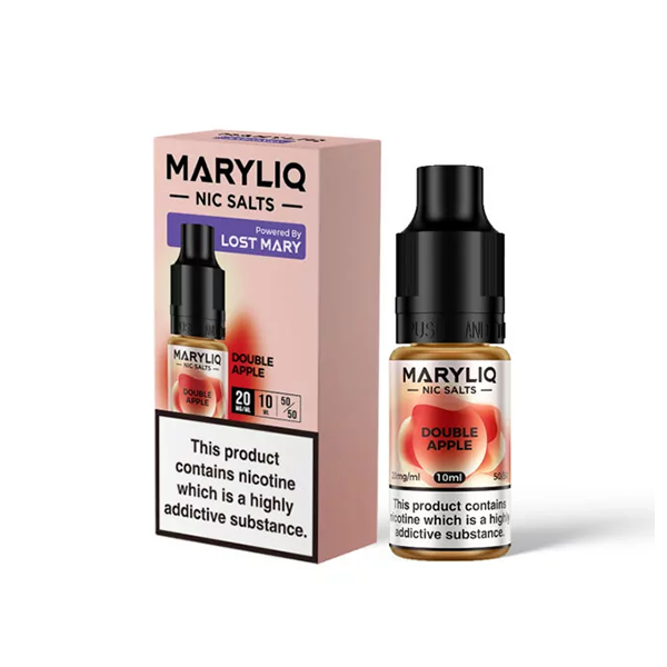 20mg MARYLIQ Nic Salt By Lost Mary 10ml (50VG/50PG) - Flavour: Blackcurrant Apple