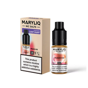 20mg MARYLIQ Nic Salt By Lost Mary 10ml (50VG/50PG) - Flavour: Peach Strawberry Watermelon Ice