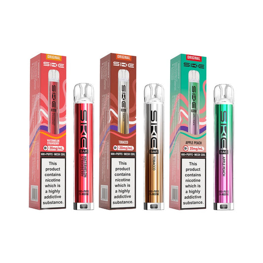 20mg SKE Bar 600 Rechargeable Prefilled Pod Vape Kit - Stoptober Special Offer! - Flavour: Blueberry Sour Raspberries