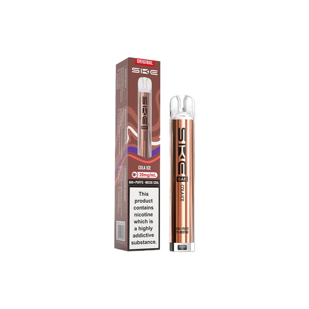 20mg SKE Bar 600 Rechargeable Prefilled Pod Vape Kit - Stoptober Special Offer! - Flavour: Fizzy Cherry