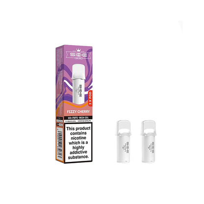 20mg SKE Crystal Pro Replacement Prefilled Pods 2ml 1200 Puffs - 2 Pcs - Flavour: Cola Ice