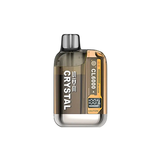 20mg SKE Crystal CL6000 Disposable Rechargeable Vape Kit 6000 Puffs - Flavour: Triple Mango
