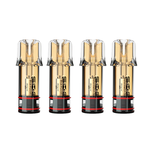20mg SKE Crystal Plus Replacement Pods 1.1Ω 2ml 1200 Puffs - 2Pcs - Flavour: Peach Mango