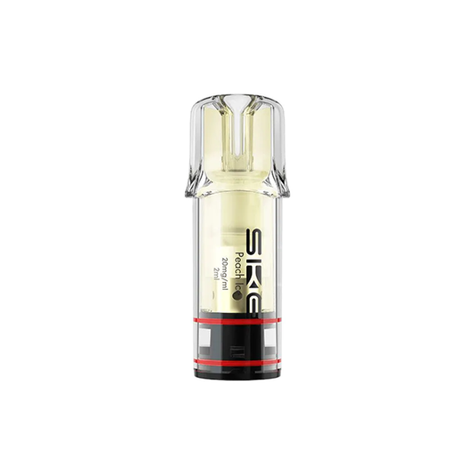 20mg SKE Crystal Plus Replacement Pods 1.1Ω 2ml 1200 Puffs - 2Pcs - Flavour: Peach Ice