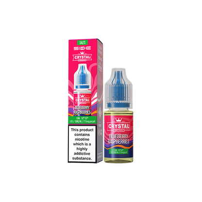 20mg SKE Crystal Original 10ml Nic Salts (50VG/50PG) - Flavour: Juicy Peach