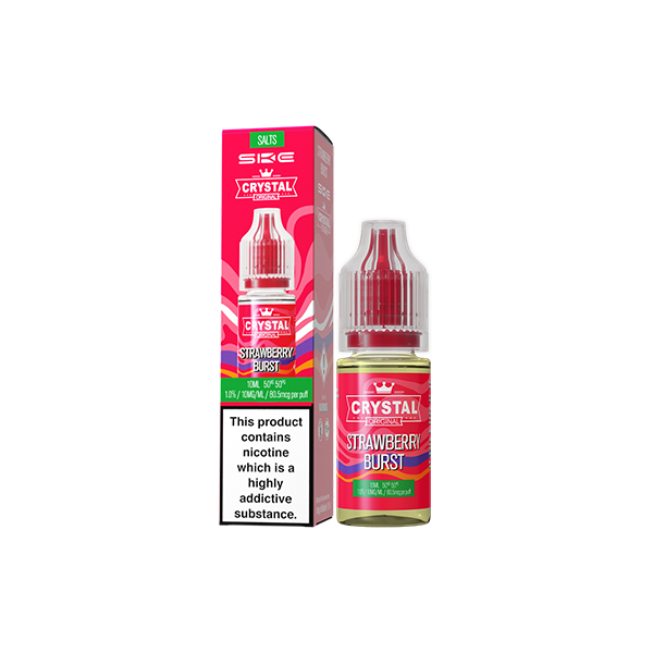20mg SKE Crystal Original 10ml Nic Salts (50VG/50PG) - Flavour: Menthol