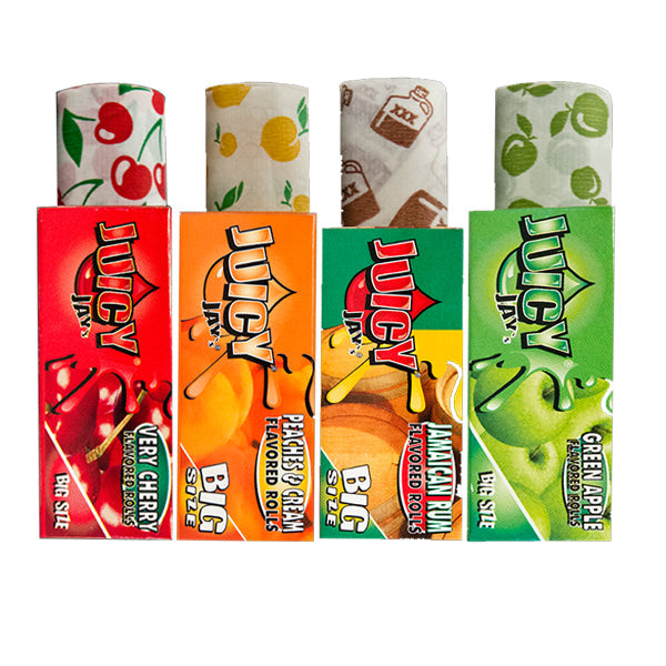 24 Juicy Jay Big Size Flavoured 5M Rolls - Full Box - Flavour: Blueberry