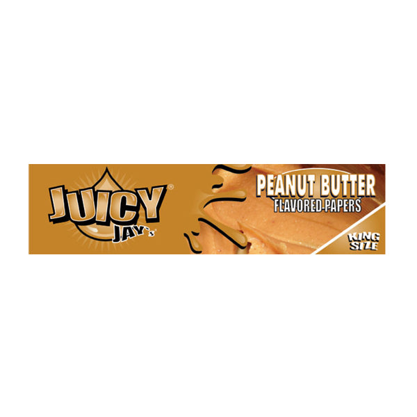 24 Juicy Jay King Size Flavoured Slim Rolling Paper - Full Box - Flavour: Liquorice