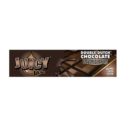 24 Juicy Jay King Size Flavoured Slim Rolling Paper - Full Box - Flavour: Liquorice