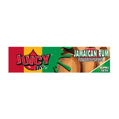 24 Juicy Jay King Size Flavoured Slim Rolling Paper - Full Box - Flavour: Liquorice