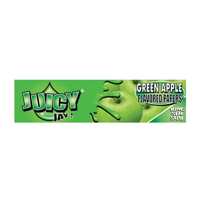 24 Juicy Jay King Size Flavoured Slim Rolling Paper - Full Box - Flavour: Liquorice