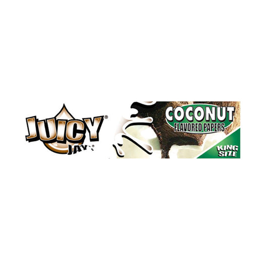 24 Juicy Jay King Size Flavoured Slim Rolling Paper - Full Box - Flavour: Liquorice