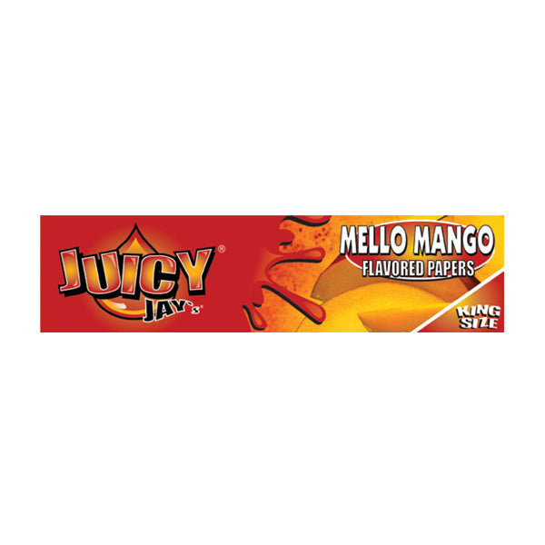 24 Juicy Jay King Size Flavoured Slim Rolling Paper - Full Box - Flavour: Liquorice