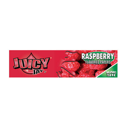24 Juicy Jay King Size Flavoured Slim Rolling Paper - Full Box - Flavour: Liquorice