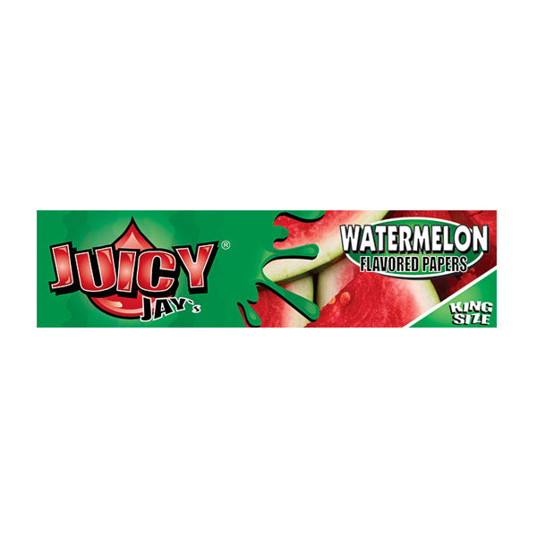 24 Juicy Jay King Size Flavoured Slim Rolling Paper - Full Box - Flavour: Liquorice