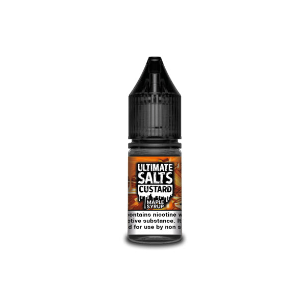 10MG Ultimate Puff Salts Custard 10ML Flavoured Nic Salts - Flavour: Raspberry Jam