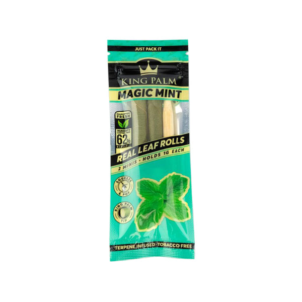 2 King Palm Mini Rolls - Flavour: Magic Mint