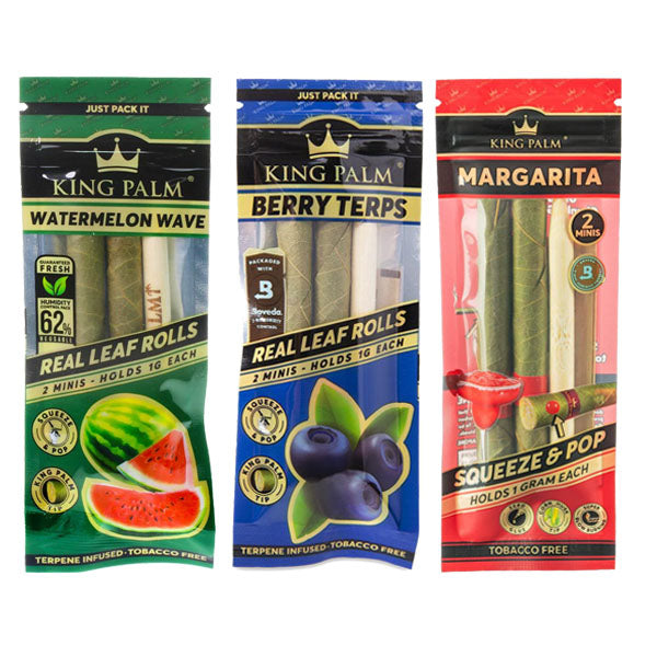 2 King Palm Mini 1G Rolls - Flavour: Margarita