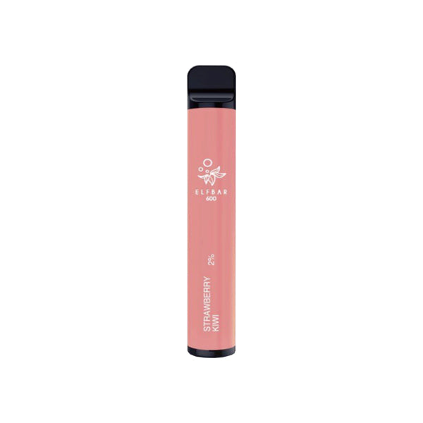 20mg ELF Bar Disposable Vape Pod 600 Puffs - Flavour: Lychee Ice