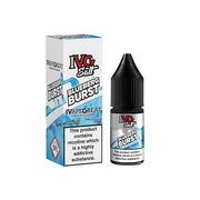 New! I VG Salt 10mg 10ml Nic Salt (50VG/50PG) - Flavour: Blue Raspberry