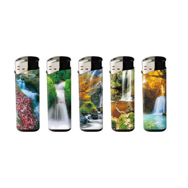 50 x 4Smoke Electronic Printed Lighters - ZY218DK - Design: Mojito