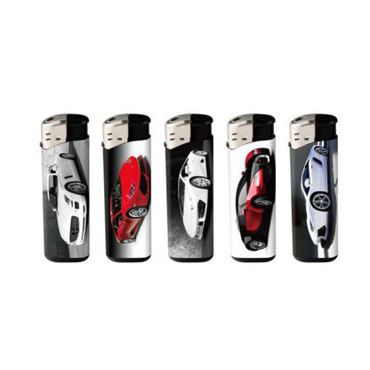 50 x 4Smoke Electronic Printed Lighters - ZY218DK - Design: Dolphin