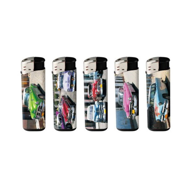 50 x 4Smoke Electronic Printed Lighters - ZY218DK - Design: Mojito