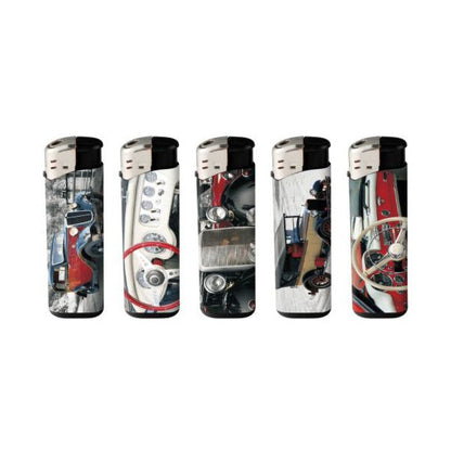 50 x 4Smoke Electronic Printed Lighters - ZY218DK - Design: Dolphin