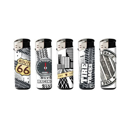 50 x 4Smoke Electronic Printed Lighters - ZY218DK - Design: Dolphin