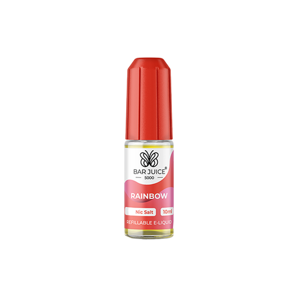 5mg Bar Juice 5000 Nic Salts 10ml (40VG/60PG) - Flavour: Watermelon Strawberry Kiwi