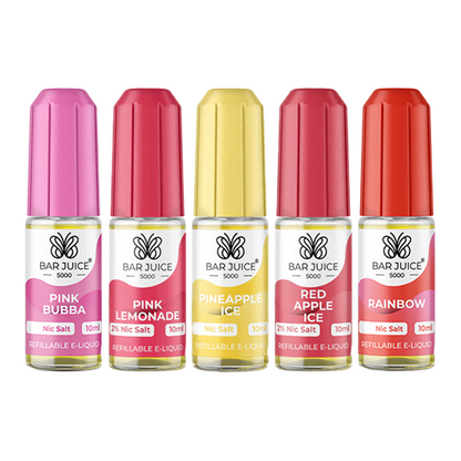 5mg Bar Juice 5000 Nic Salts 10ml (40VG/60PG) - Flavour: Blueberry Cherry Cranberry
