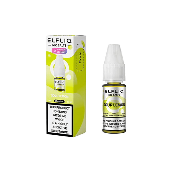 5mg ELFLIQ By Elf Bar 10ml Nic Salt (50VG/50PG) - Flavour: Grape Berry